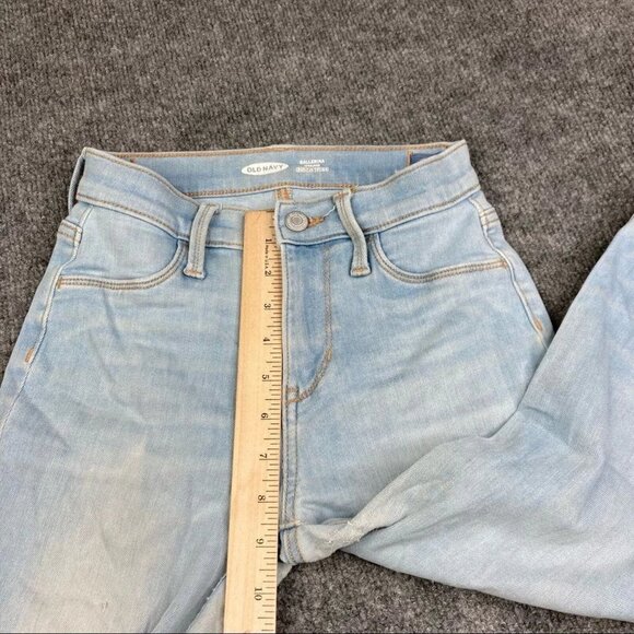 Old Navy Ballerina Jeggings stone light wash skinny Jeans - Picture 6 of 8
